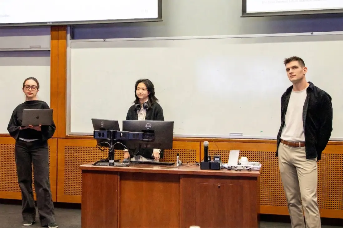 Vitaly Chait presenting during an academic session